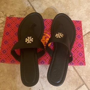 Tory Burch Jolie Black thong